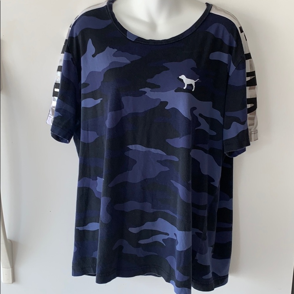 Pink by Victoria Secret Camo T Shirt